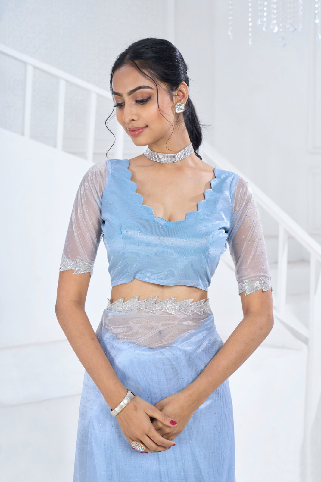 Mehek 797 A TO E Soft Organza Party Wear Saree Surat Wholesale Market
